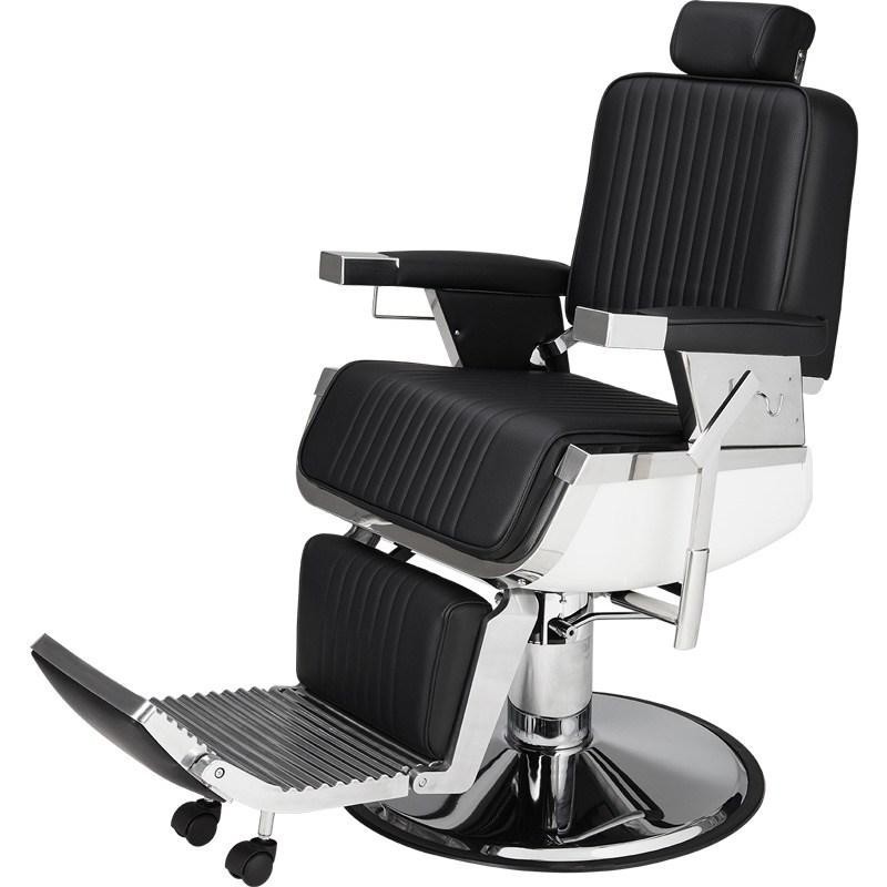 Fotel barberski Lord - czarny -Ayala 48h - 