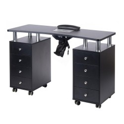 Stolik do manicure z pochłaniaczem BD-3425+P CZARN -Stoliki do manicure- 