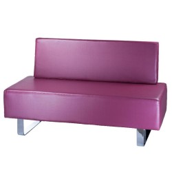 Kanapa do poczekalni Messina BD-6713 różowa -Recepcje- 