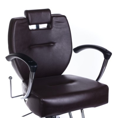 Fotel barberski HEKTOR BH-3208 Brązowy -Fotele barberskie- 
