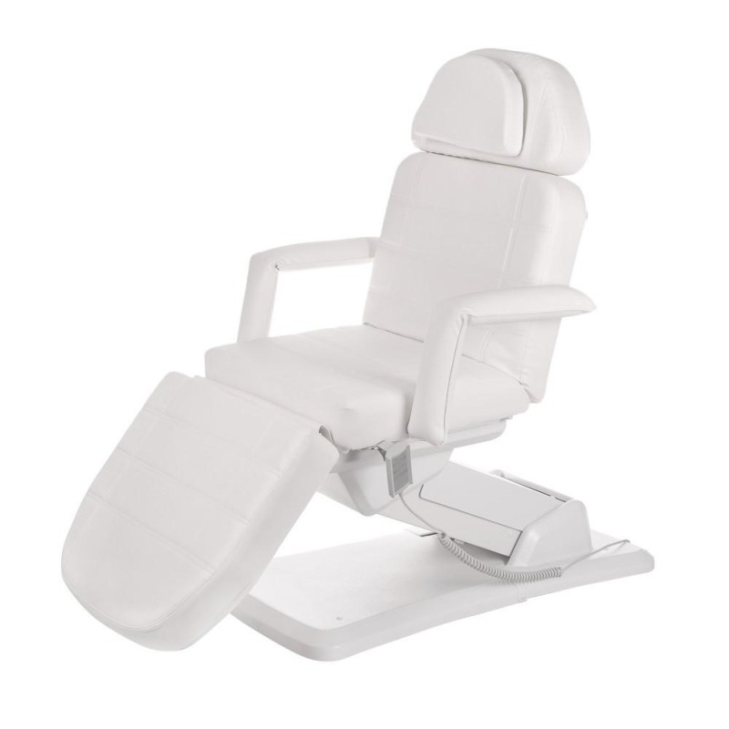 Elektryczny fotel kosmetyczny BR-6622 biały -Fotele kosmetyczne elektryczne- 