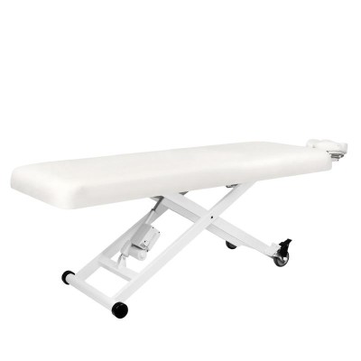 Biała elektryczna kanapa do masażu terapeutycznego