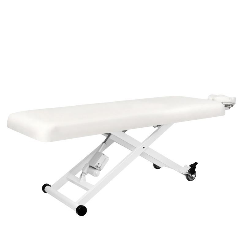 Biała elektryczna kanapa do masażu terapeutycznego