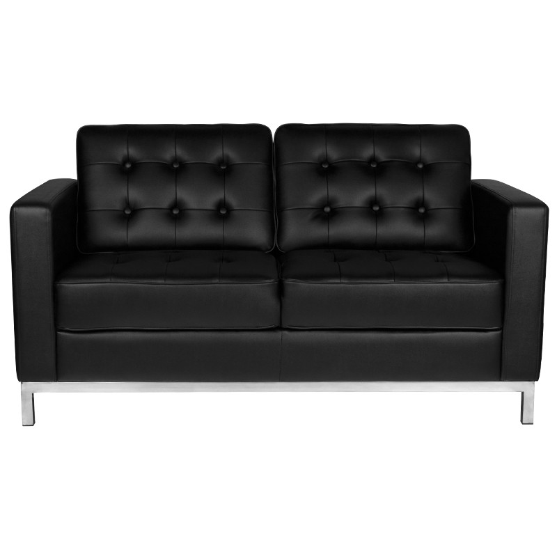 Gabbiano sofa do poczekalni BM18019 czarna -Meble do poczekalni- 