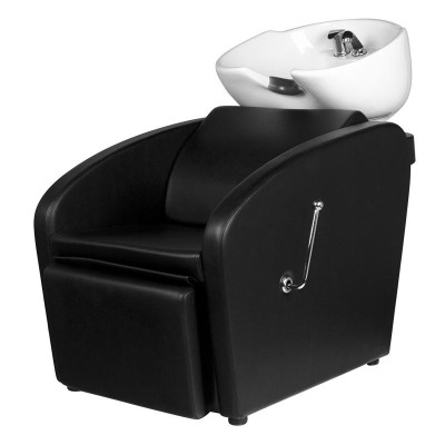 Gabbiano myjnia fryzjerska Bergen czarna -Meble fryzjerskie- 