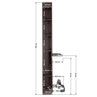 Gabbiano konsola fryzjerska B058 venge -Konsole fryzjerskie- 