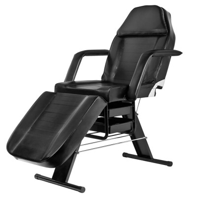 Fotel kosmetyczny Basic 202 z kuwetami czarny -Fotele kosmetyczne- 