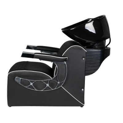 Gabbiano myjnia barberska Simone czarna -Fotele barberskie- 