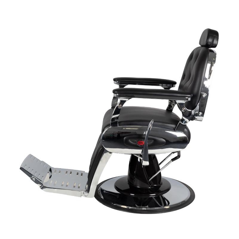 Gabbiano fotel barberski Pietro czarny -Fotele barberskie- 