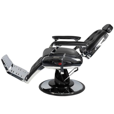 Gabbiano fotel barberski Pietro czarny -Fotele barberskie- 