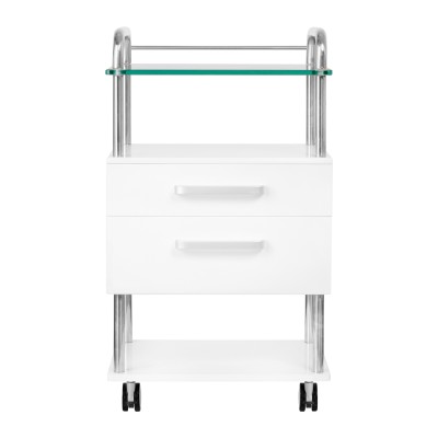 Pomocnik podologiczny 6052 biały -Stoliki kosmetyczne- 