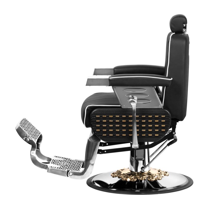 Gabbiano fotel barberski Livio czarny -Fotele barberskie- 
