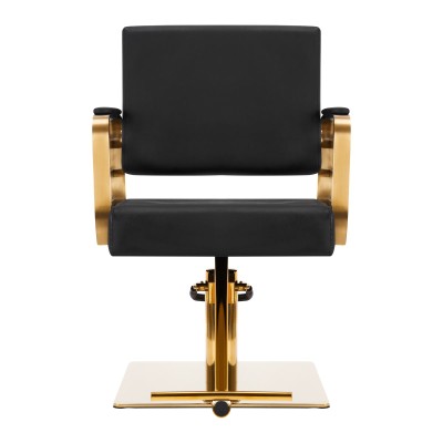 Gabbiano fotel fryzjerski Avila złoto czarny -Meble fryzjerskie- 