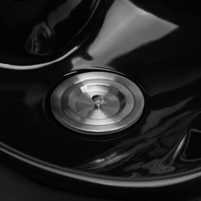 Gabbiano myjnia fryzjerska Lyon czarna -Meble fryzjerskie- 