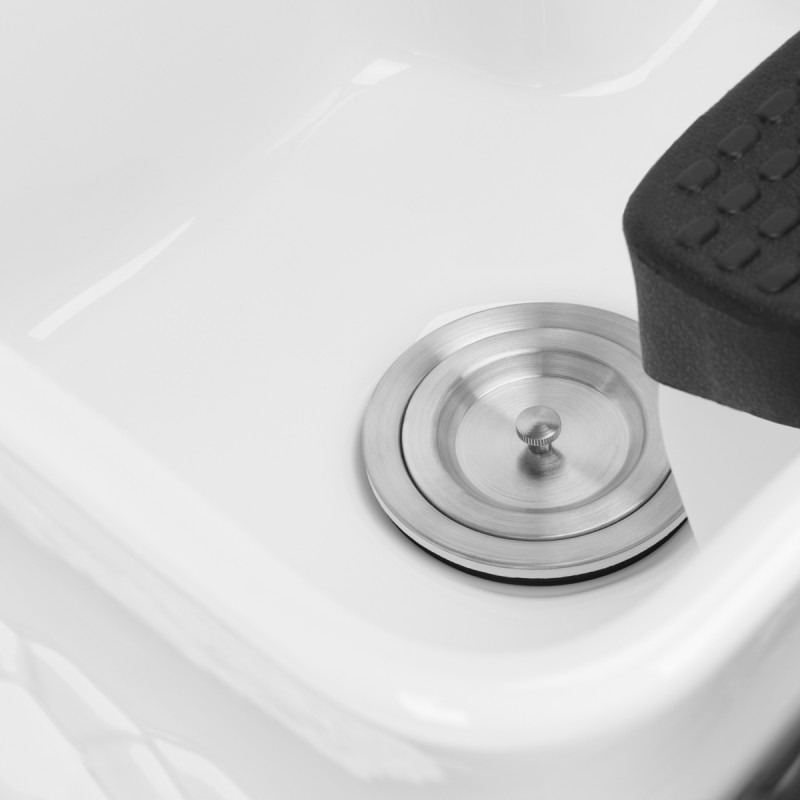 Gabbiano myjnia fryzjerska Mayka złoto czarna -Meble fryzjerskie- 