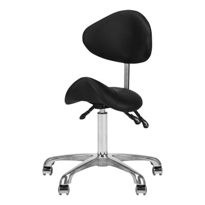 Taboret kosmetyczny 1004 Giovanni czarny -Taborety kosmetyczne i hokery- 