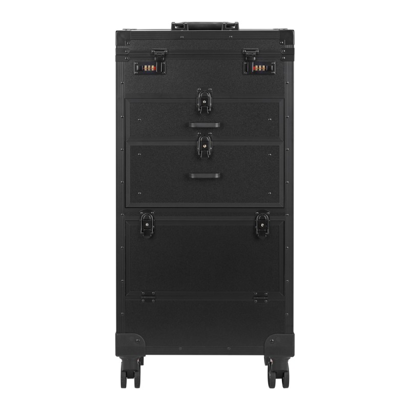 Gabbiano mobilny pomocnik fryzjerski barberski V21 czarny -Stanowiska kosmetyczne i kuferki- 