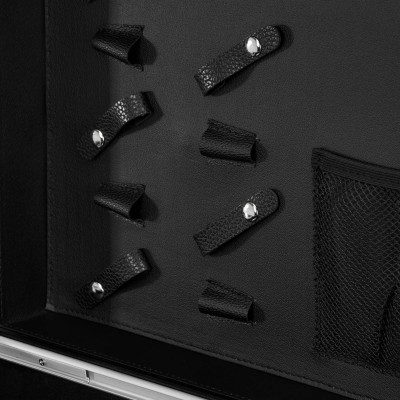 Gabbiano mobilny pomocnik fryzjerski barberski V21 czarny -Stanowiska kosmetyczne i kuferki- 