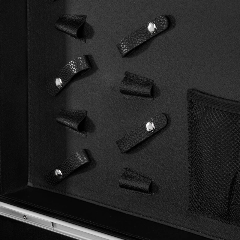 Gabbiano mobilny pomocnik fryzjerski barberski V21 czarny -Stanowiska kosmetyczne i kuferki- 