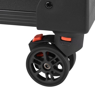 Gabbiano mobilny pomocnik fryzjerski barberski V21 czarny -Stanowiska kosmetyczne i kuferki- 