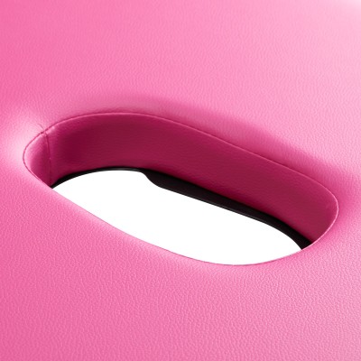 Stół składany do masażu aluminiowy komfort Activ Fizjo 2 segmentowe róż -Łóżka kosmetyczne- 