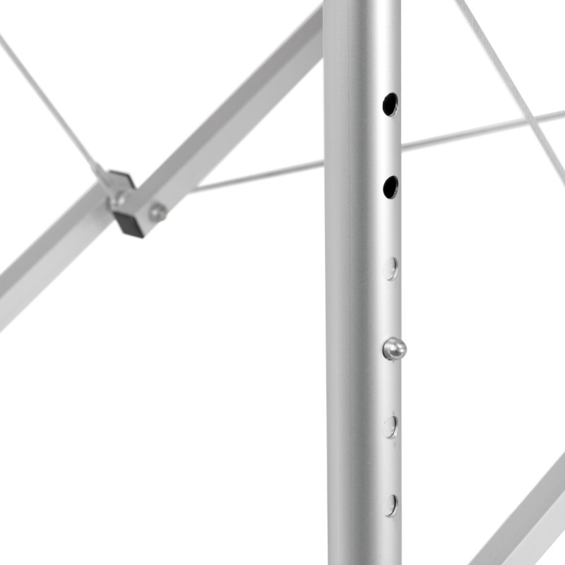 Stół składany do masażu aluminiowy komfort Activ Fizjo 2 segmentowe róż -Łóżka kosmetyczne- 