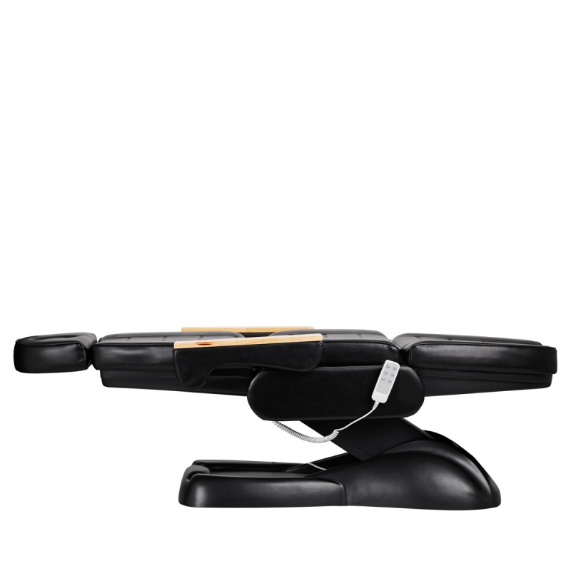 Fotel kosmetyczny elektryczny SILLON Lux 273b + taboret 304 czarny -Fotele kosmetyczne- 