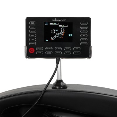 Sakura fotel masujący Standard 801 czarno-czerwony -Fotele do masażu- 