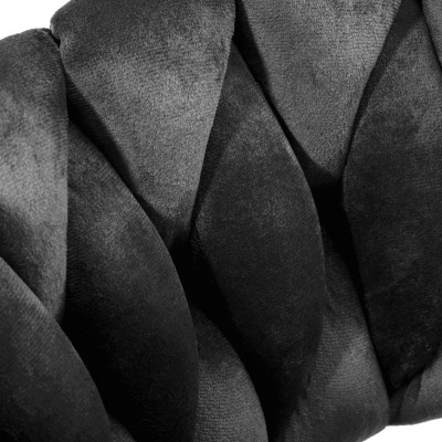 4Rico Hoker barowy QS-B313a aksamit szary -Fotele kosmetyczne- 