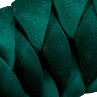 4Rico Hoker barowy QS-B313a aksamit zielony -Fotele kosmetyczne- 