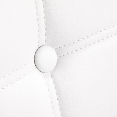 4Rico Krzesło skandynawskie QS-185 eco skóra białe -Fotele kosmetyczne- 