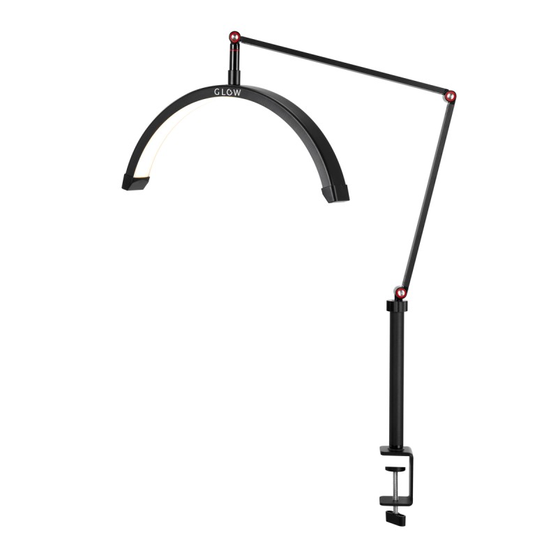 Lampa zabiegowa Glow MX3 do blatu czarna -Lampy kosmetyczne- 