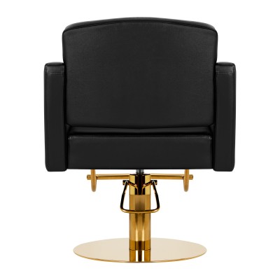 Gabbiano fotel fryzjerski Turyn złoto czarny -Meble fryzjerskie- 
