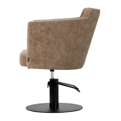 Gabbiano Fotel fryzjerski Roma old brązowy -Meble fryzjerskie- 