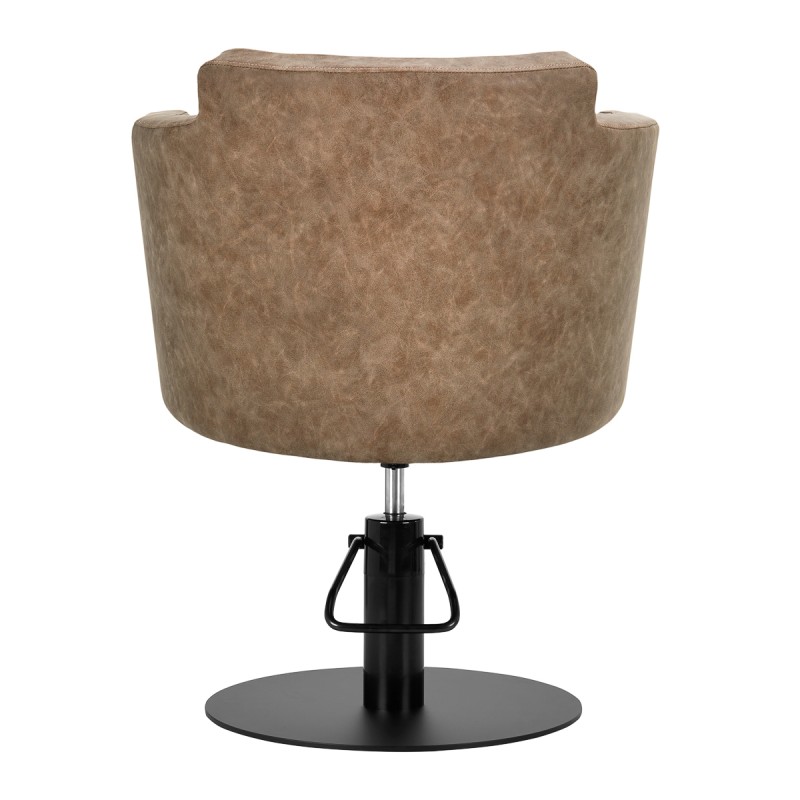 Gabbiano Fotel fryzjerski Roma old brązowy -Meble fryzjerskie- 