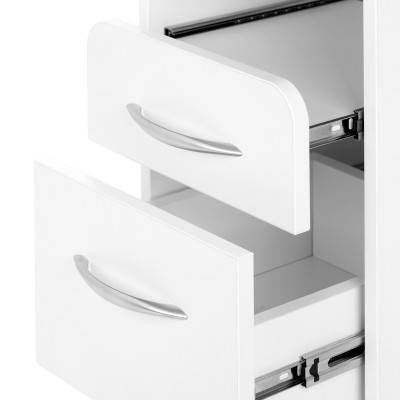 White mini cosmetic cabinet