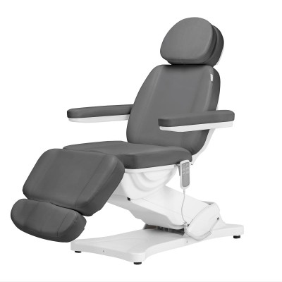 Elektryczny fotel kosmetyczny SILLON CLASSIC 3 silniki szary -Fotele kosmetyczne- 