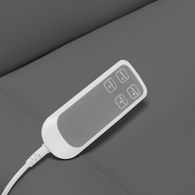 Elektryczny fotel kosmetyczny SILLON CLASSIC 2 silniki pedi szary -Fotele kosmetyczne- 