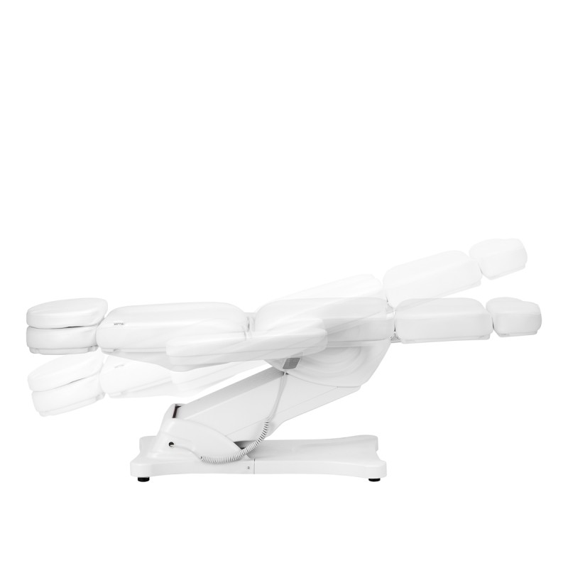 Elektryczny fotel kosmetyczny SILLON CLASSIC 4 silniki z kołyską biały -Fotele kosmetyczne- 