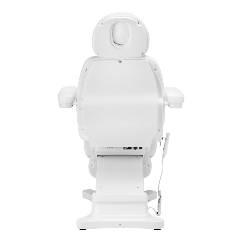 Elektryczny fotel kosmetyczny SILLON CLASSIC 4 silniki z kołyską biały -Fotele kosmetyczne- 