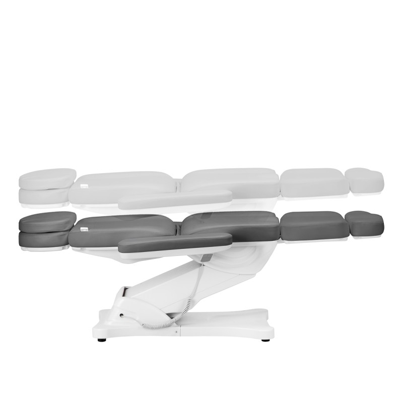 Elektryczny fotel kosmetyczny SILLON CLASSIC 4 silniki z kołyską szary -Fotele kosmetyczne- 