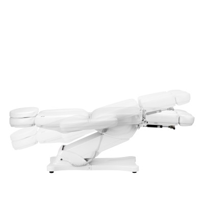 Elektryczny fotel kosmetyczny SILLON CLASSIC 3 silniki z kołyską pedi biały -Fotele kosmetyczne- 