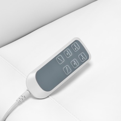 Elektryczny fotel kosmetyczny SILLON CLASSIC 3 silniki z kołyską pedi biały -Fotele kosmetyczne- 