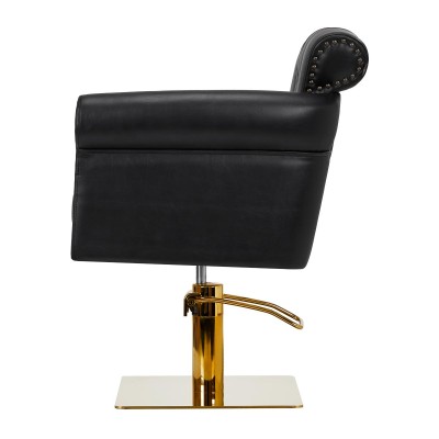 Gabbiano fotel fryzjerski Berlin złoto czarny -Meble fryzjerskie- 