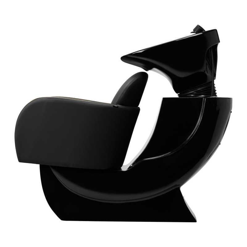 Gabbiano myjnia fryzjerska Malaga złoto czarna -Meble fryzjerskie- 