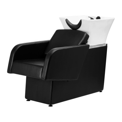 Gabbiano myjnia fryzjerska Turyn czarna -Meble fryzjerskie- 