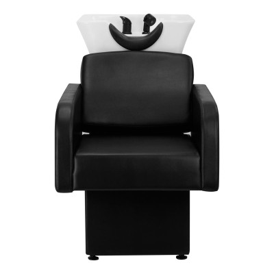 Gabbiano myjnia fryzjerska Turyn czarna -Meble fryzjerskie- 