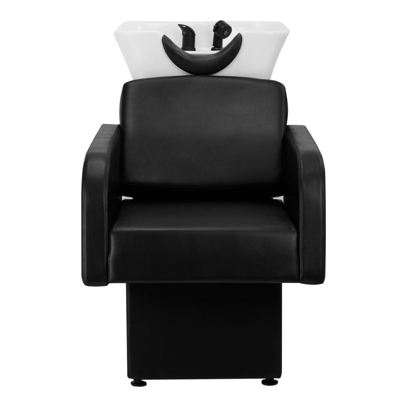 Gabbiano myjnia fryzjerska Turyn czarna -Meble fryzjerskie- 