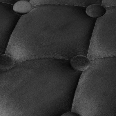 4Rico Krzesło obrotowe QS-OF213G aksamit szare -Fotele kosmetyczne- 