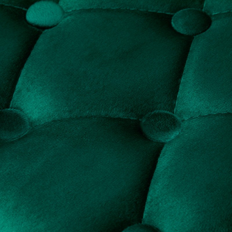 4Rico Krzesło obrotowe QS-OF213G aksamit zielone -Fotele kosmetyczne- 